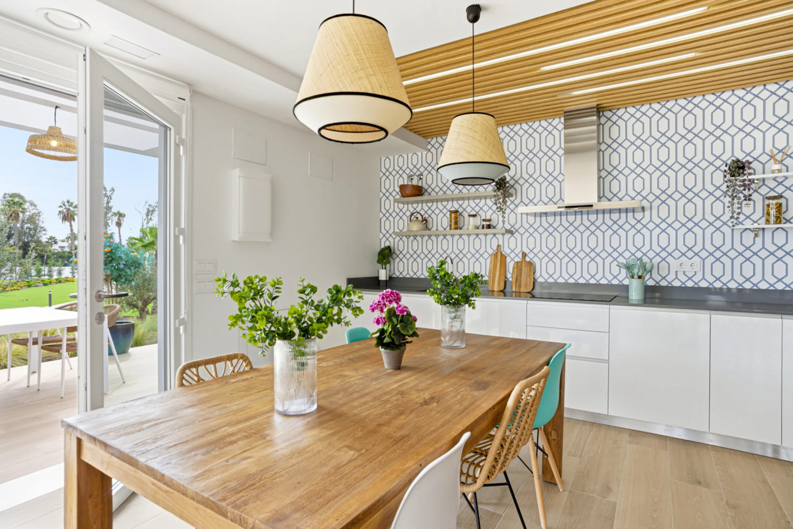 Brand new southwest facing two bedroom apartment located in the sought-after gated community Acqua Gardens , ideally located - walking distance to the beach, close to shops, restaurants, and all essential amenities on the New Golden Mile. This unfurnished