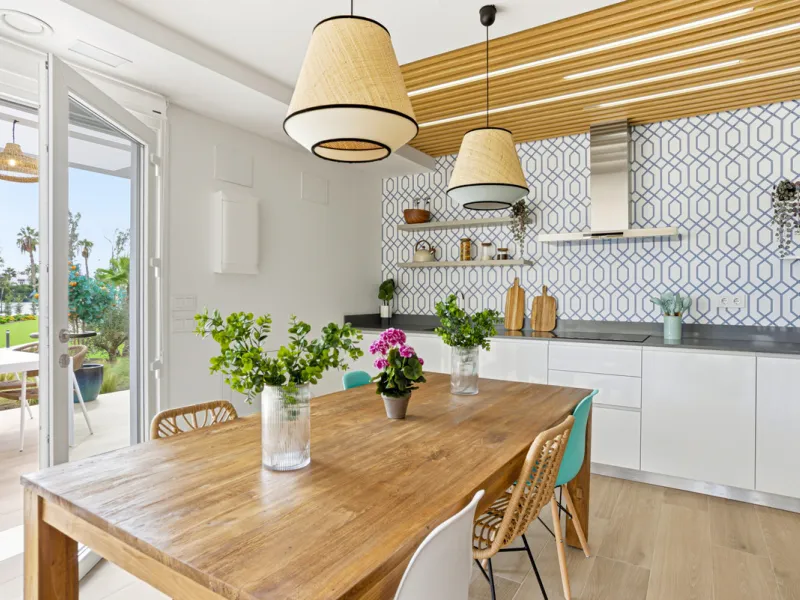Brand new southwest facing two bedroom apartment located in the sought-after gated community Acqua Gardens , ideally located - walking distance to the beach, close to shops, restaurants, and all essential amenities on the New Golden Mile. This unfurnished