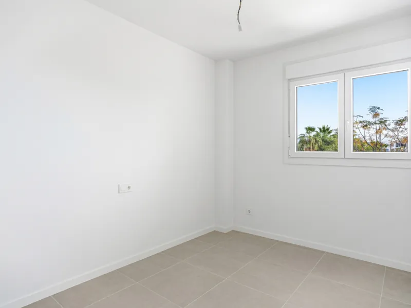 Brand new southwest facing two bedroom apartment located in the sought-after gated community Acqua Gardens , ideally located - walking distance to the beach, close to shops, restaurants, and all essential amenities on the New Golden Mile. This unfurnished