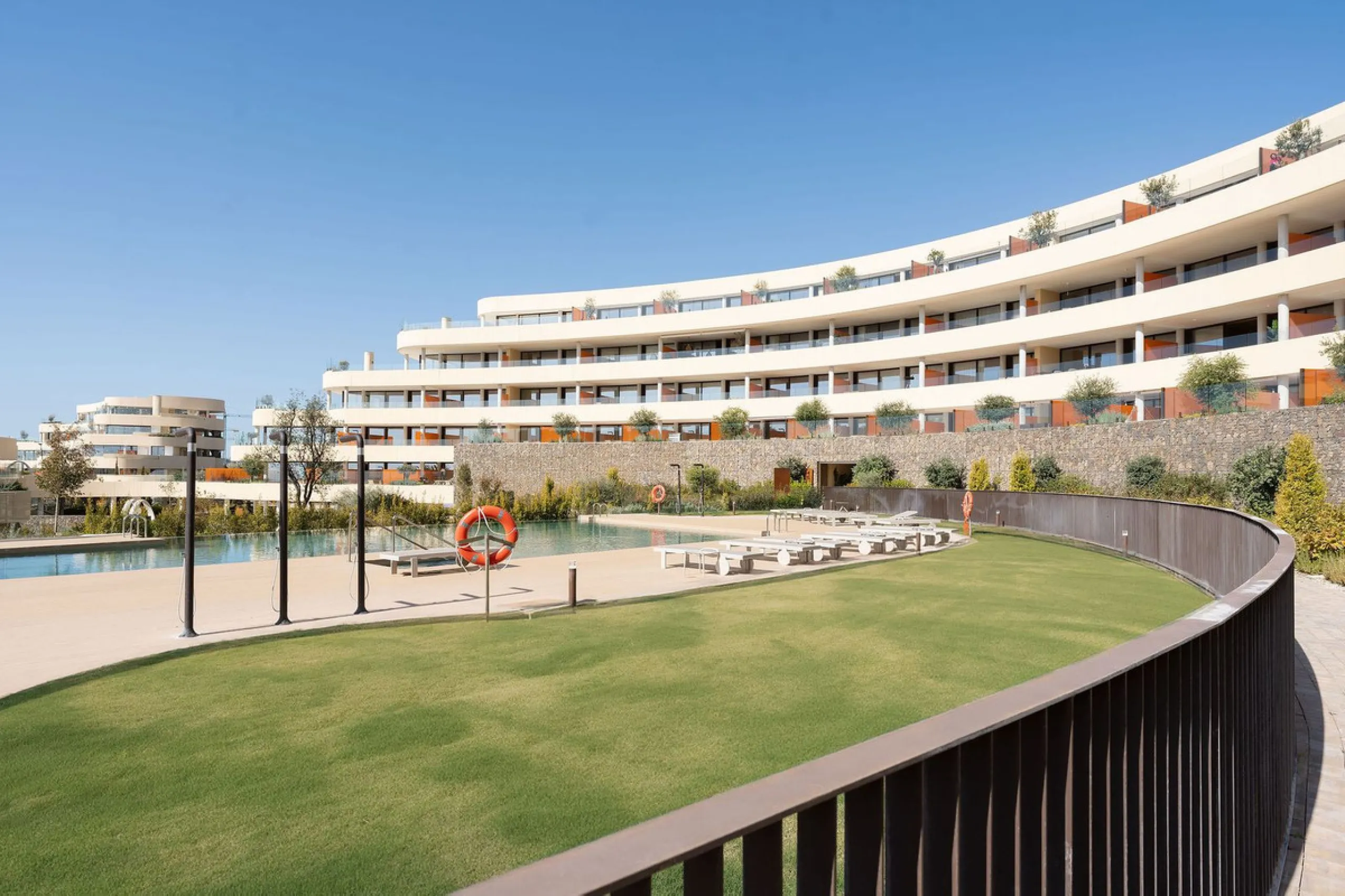 Experience refined coastal living in this brand-new luxury apartment set within the prestigious Higuerón Resort.