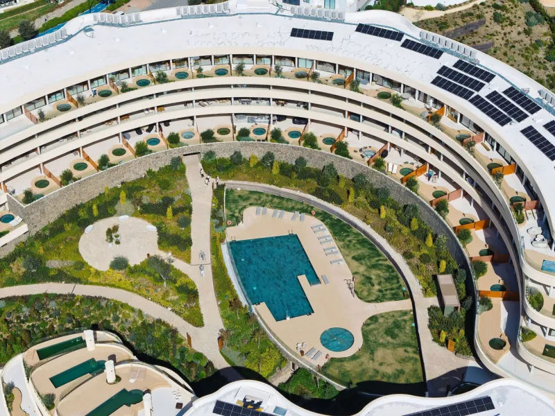 Experience refined coastal living in this brand-new luxury apartment set within the prestigious Higuerón Resort.