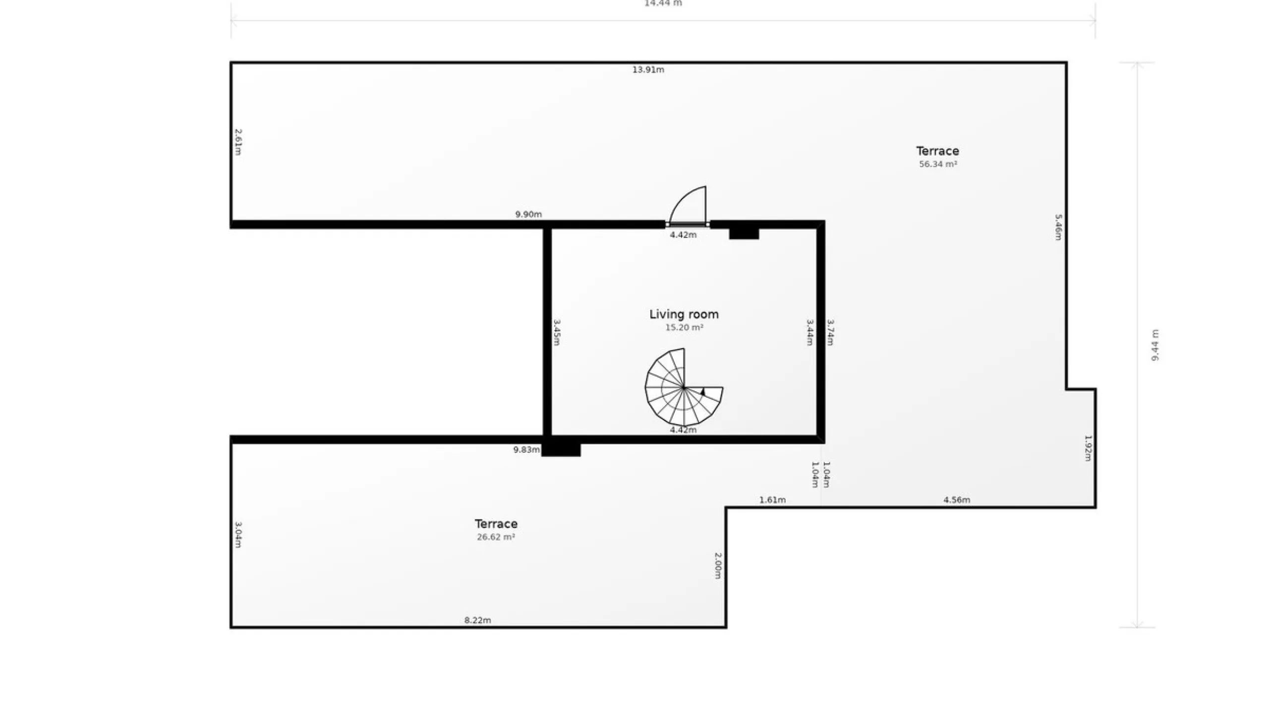 Apartment - Penthouse в продаже в Benalmadena, Málaga. В доме 3 спален и 2 ванных комнат. Площадь дома 141 м²