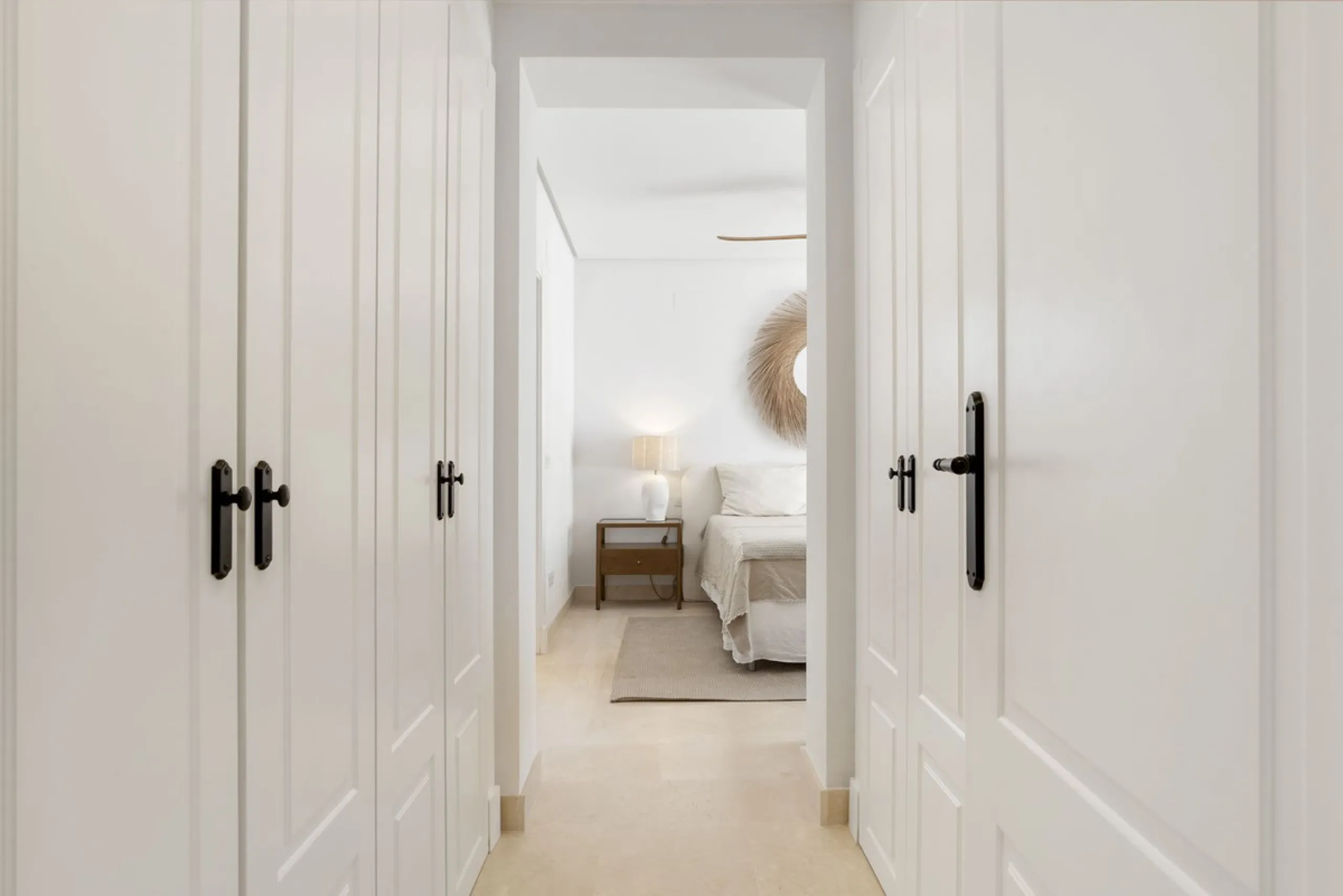 We are delighted to present this stunning first-floor apartment in Aloha, Nueva Andalucía, offering breathtaking panoramic views of the coastline. Formerly the show home of the development, this exceptional property is sold fully furnished and finished to