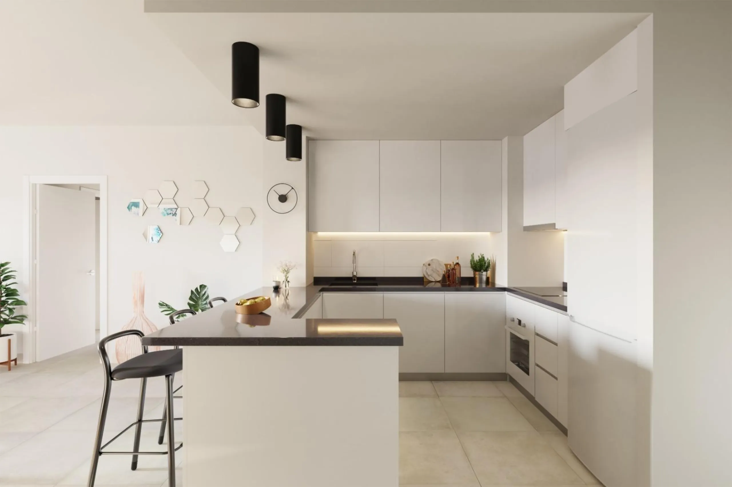 NEW BUILD RESIDENTIAL IN FUENGIROLA& & New Build development is located in Fuengirola, an area with easy access to the motorway, very active commercially and surrounded by all services (schools, nurseries, sports areas, library, retirement home, hea