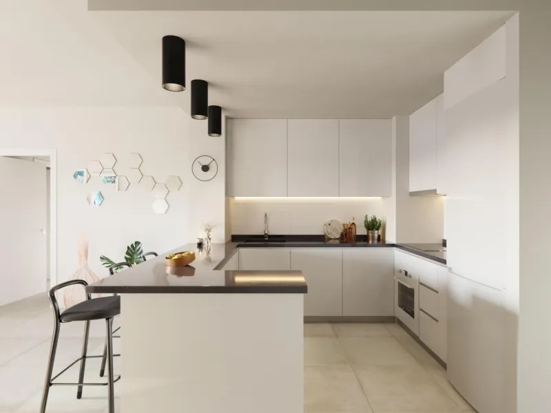 NEW BUILD RESIDENTIAL IN FUENGIROLA& & New Build development is located in Fuengirola, an area with easy access to the motorway, very active commercially and surrounded by all services (schools, nurseries, sports areas, library, retirement home, hea
