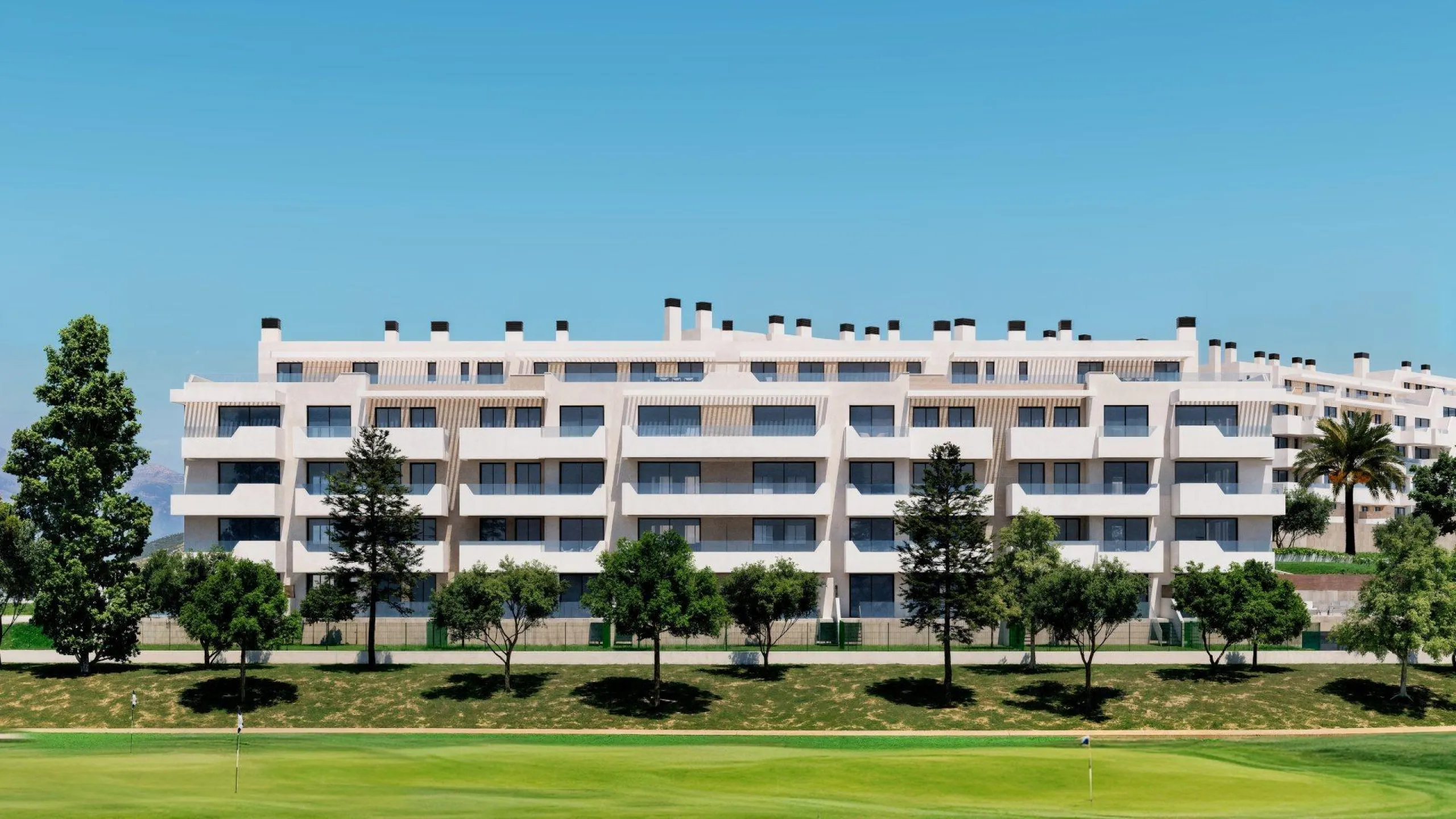Modern New Build Apartments in Mijas Golf Near Golf and Beaches& & Exclusive Residential Development with Premium Amenities& Introducing an exceptional new development of 103 modern homes in Mijas Golf, designed for those who value comfort, natur