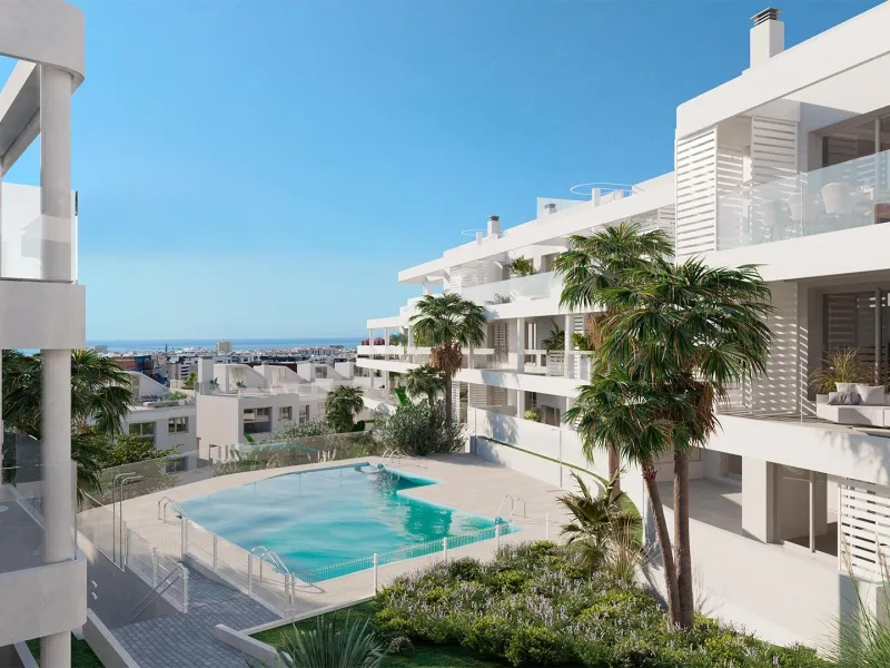 Modern New Build Homes in a Prime Residential Area of Estepona& & Contemporary living in the heart of Estepona& Welcome to an exclusive residential project of 87 new build homes with 2, 3 and 4 bedrooms, offering a wide selection of layouts inclu
