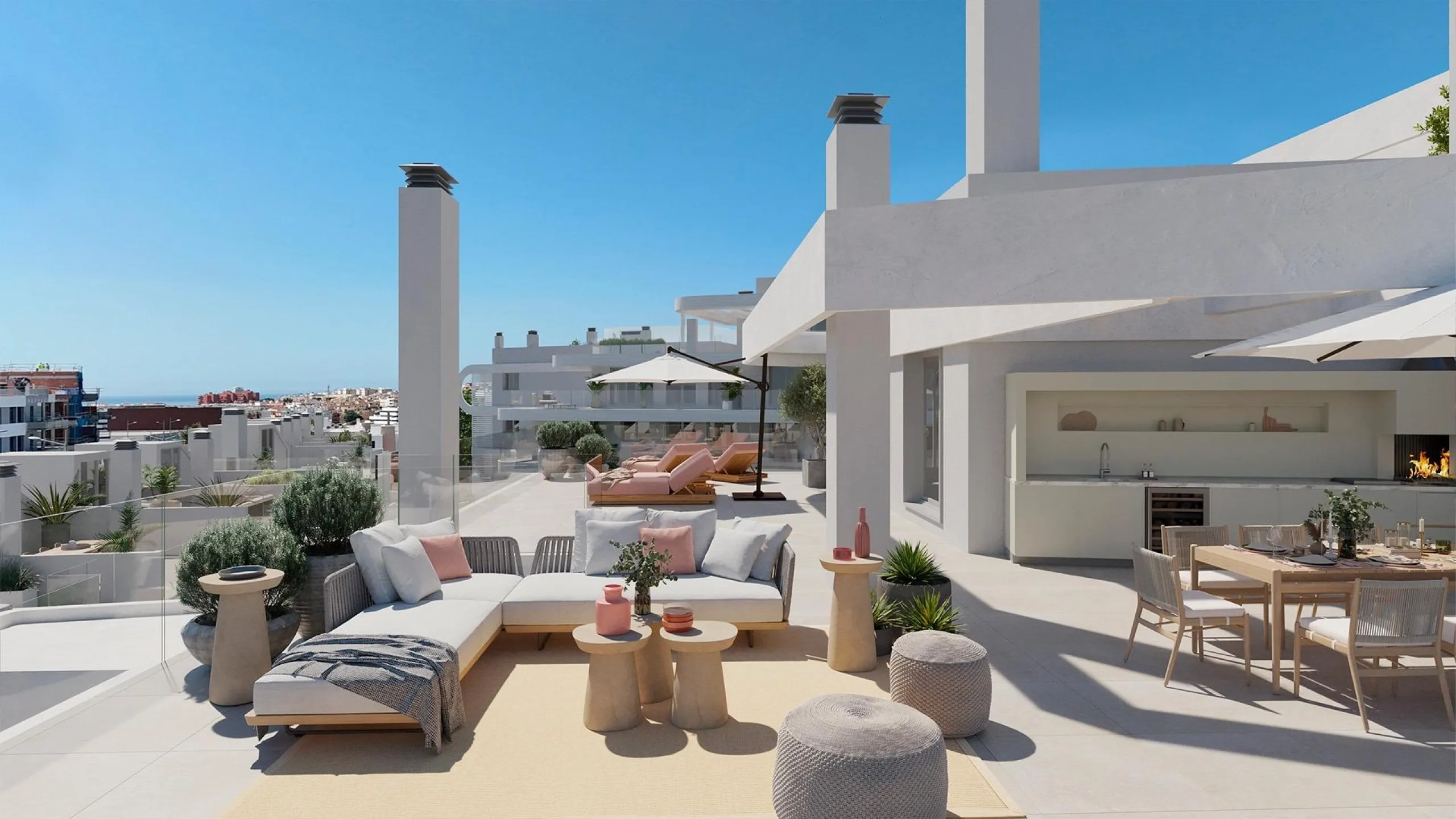 Modern New Build Homes in a Prime Residential Area of Estepona& & Contemporary living in the heart of Estepona& Welcome to an exclusive residential project of 87 new build homes with 2, 3 and 4 bedrooms, offering a wide selection of layouts inclu