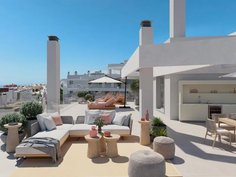 Modern New Build Homes in a Prime Residential Area of Estepona& & Contemporary living in the heart of Estepona& Welcome to an exclusive residential project of 87 new build homes with 2, 3 and 4 bedrooms, offering a wide selection of layouts inclu