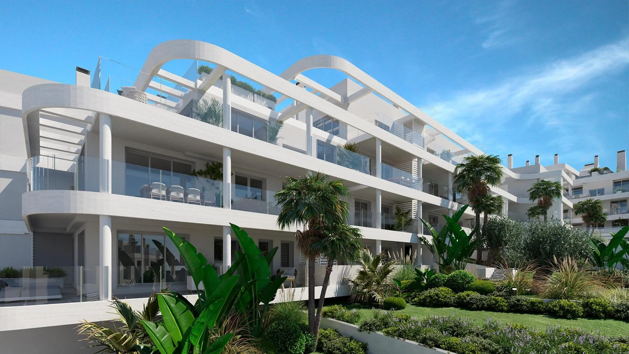 Modern New Build Homes in a Prime Residential Area of Estepona& & Contemporary living in the heart of Estepona& Welcome to an exclusive residential project of 87 new build homes with 2, 3 and 4 bedrooms, offering a wide selection of layouts inclu