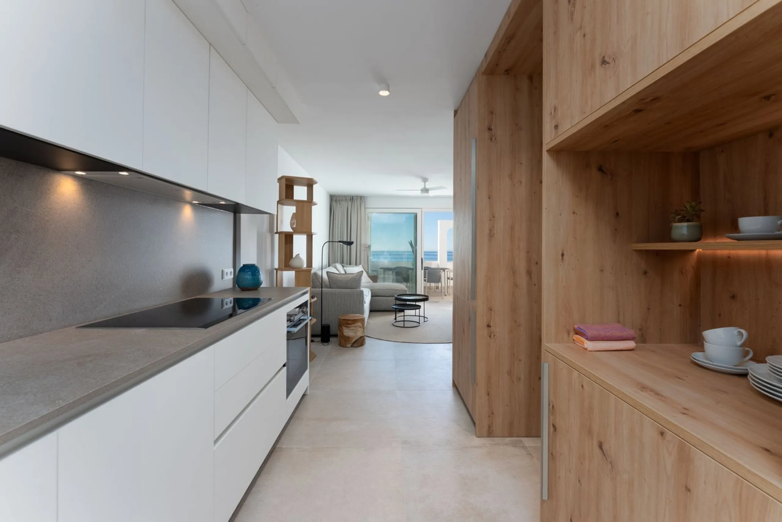 Duplex penthouse with stunning views of the Mediterranean.