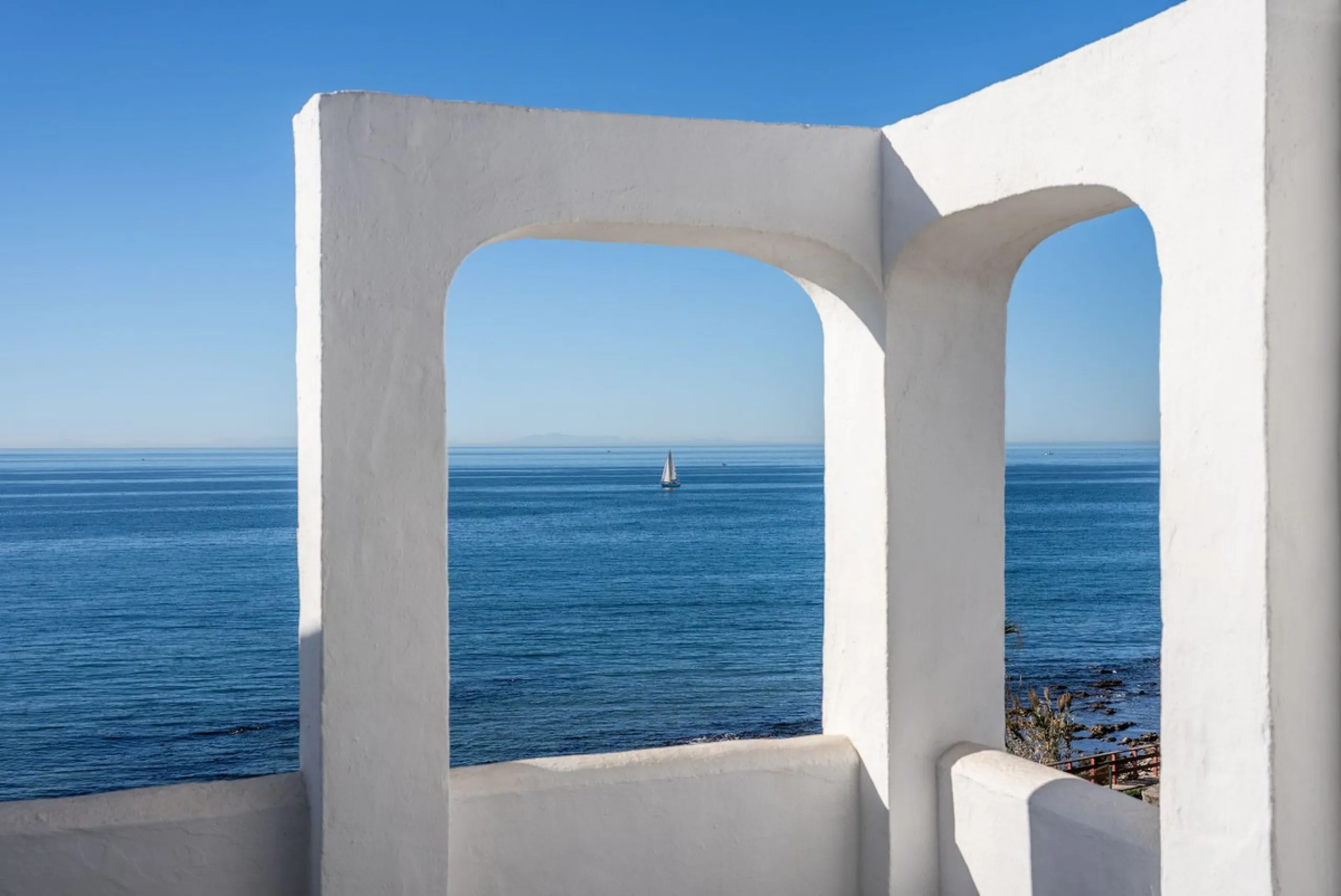 Duplex penthouse with stunning views of the Mediterranean.