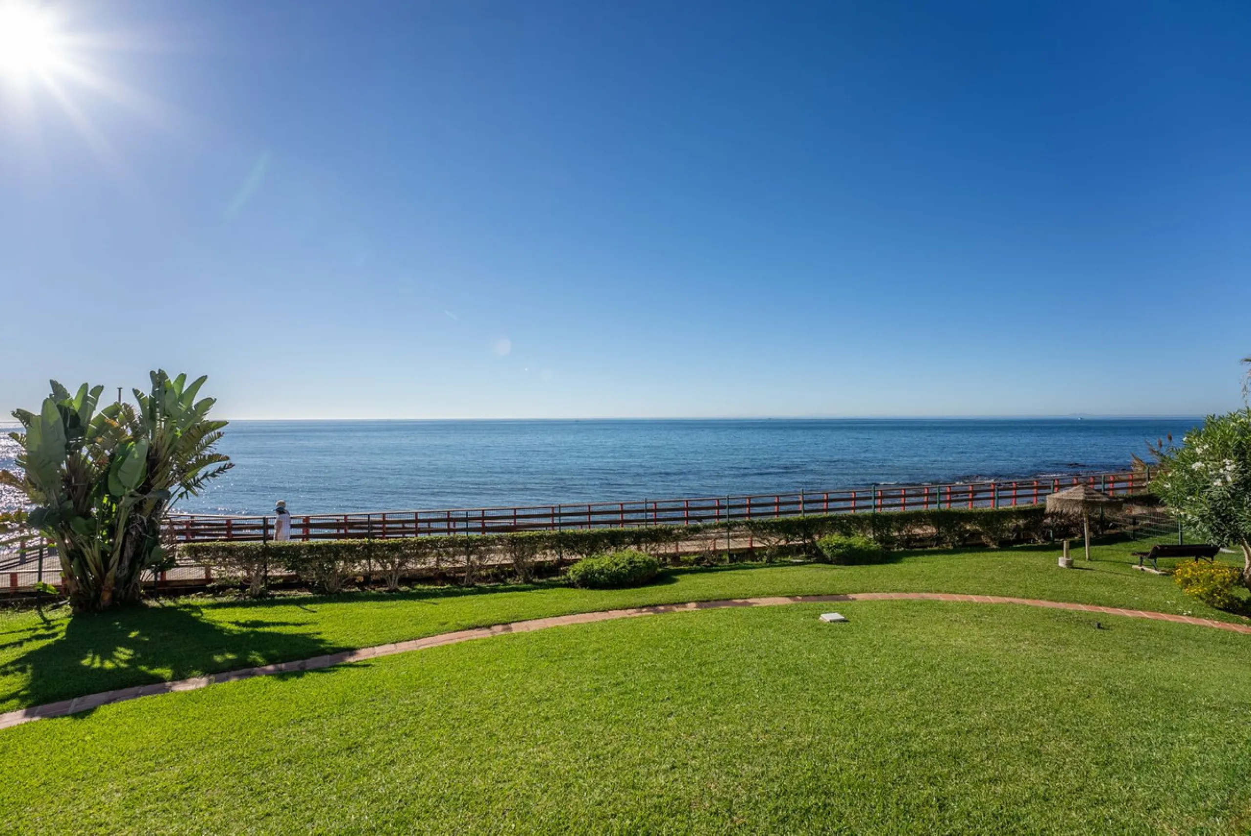 Duplex penthouse with stunning views of the Mediterranean.