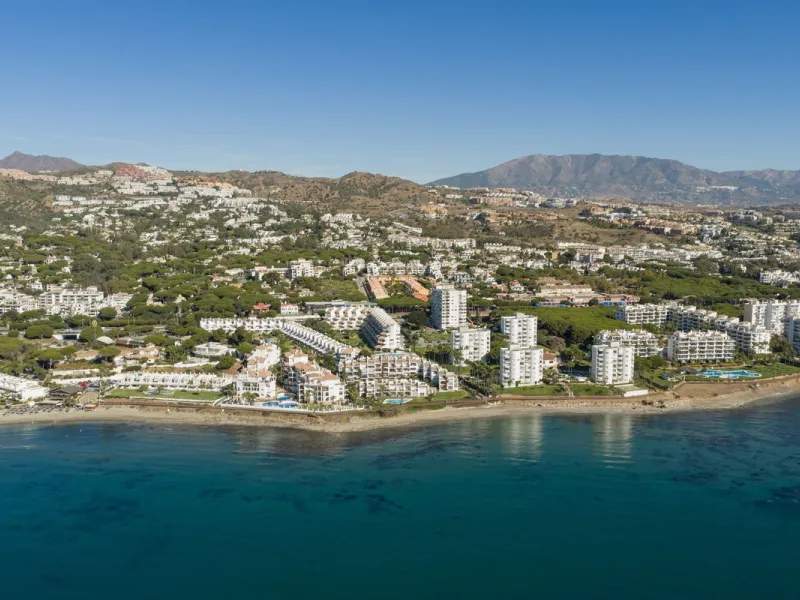 Duplex penthouse with stunning views of the Mediterranean.