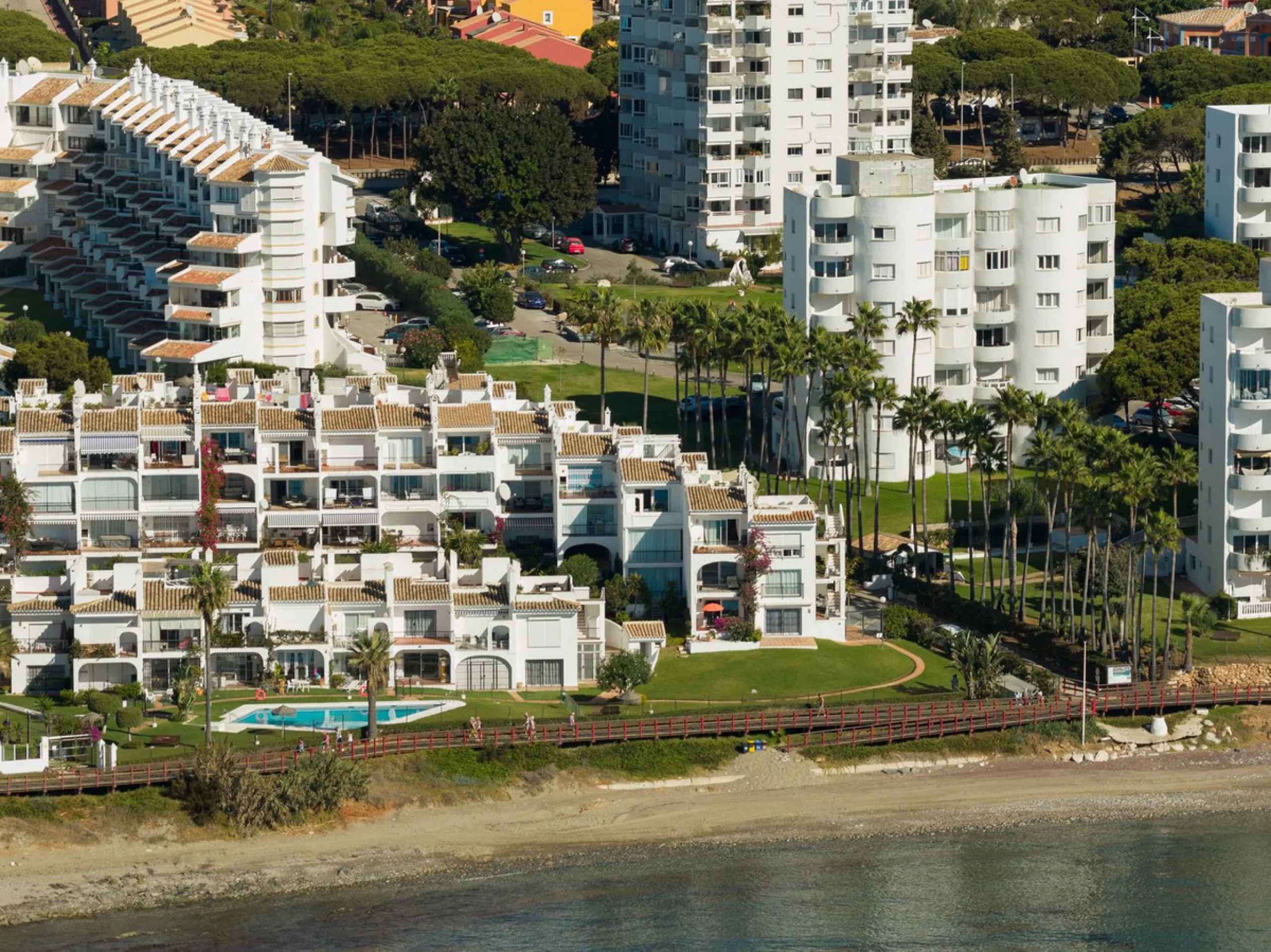 Duplex penthouse with stunning views of the Mediterranean.
