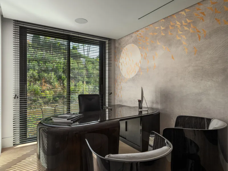 Neue zeitgenössische Villa mit Meerblick im Marbella Hill Club