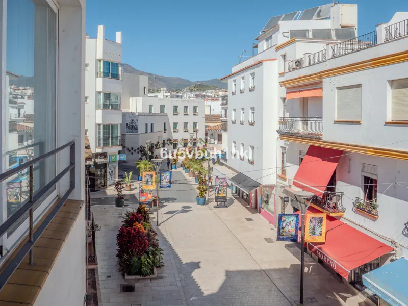 There is something very easy about this apartment. It sits on a bright corner in Estepona's historic centre, next to a plaza, with the life of the town just outside and the beach only a short walk away.