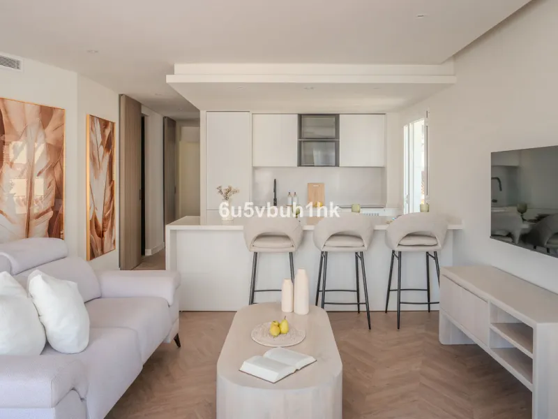 There is something very easy about this apartment. It sits on a bright corner in Estepona's historic centre, next to a plaza, with the life of the town just outside and the beach only a short walk away.