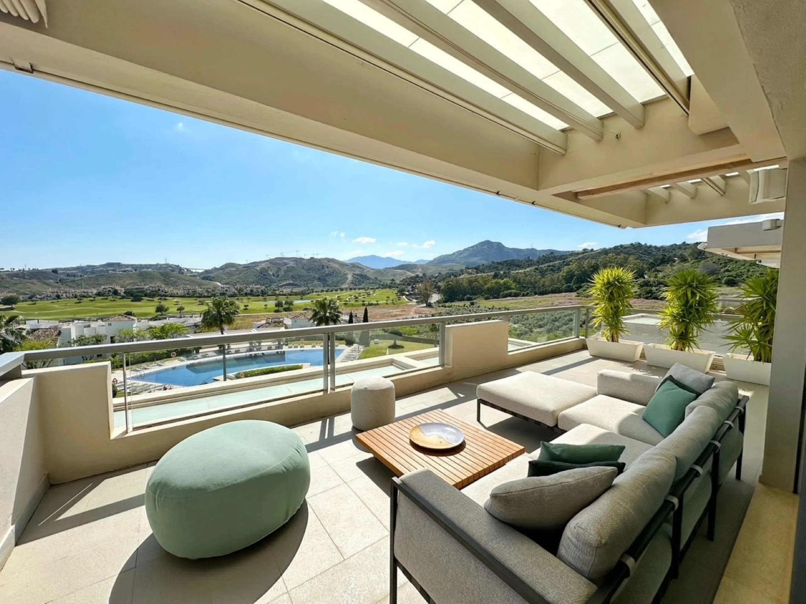 Luxury Duplex Penthouse with Panoramic Sea and Golf Views in Los Arqueros