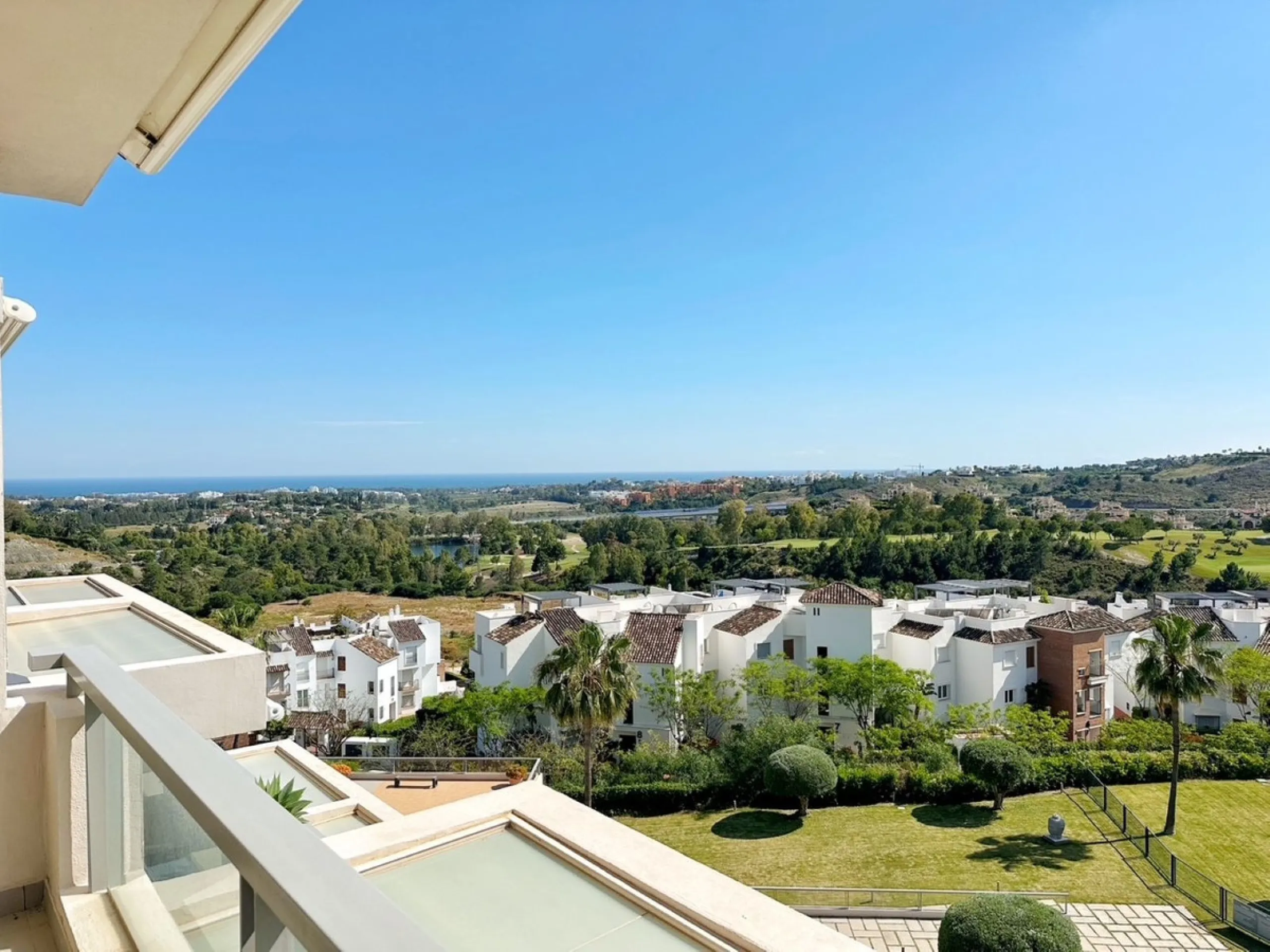 Luxury Duplex Penthouse with Panoramic Sea and Golf Views in Los Arqueros