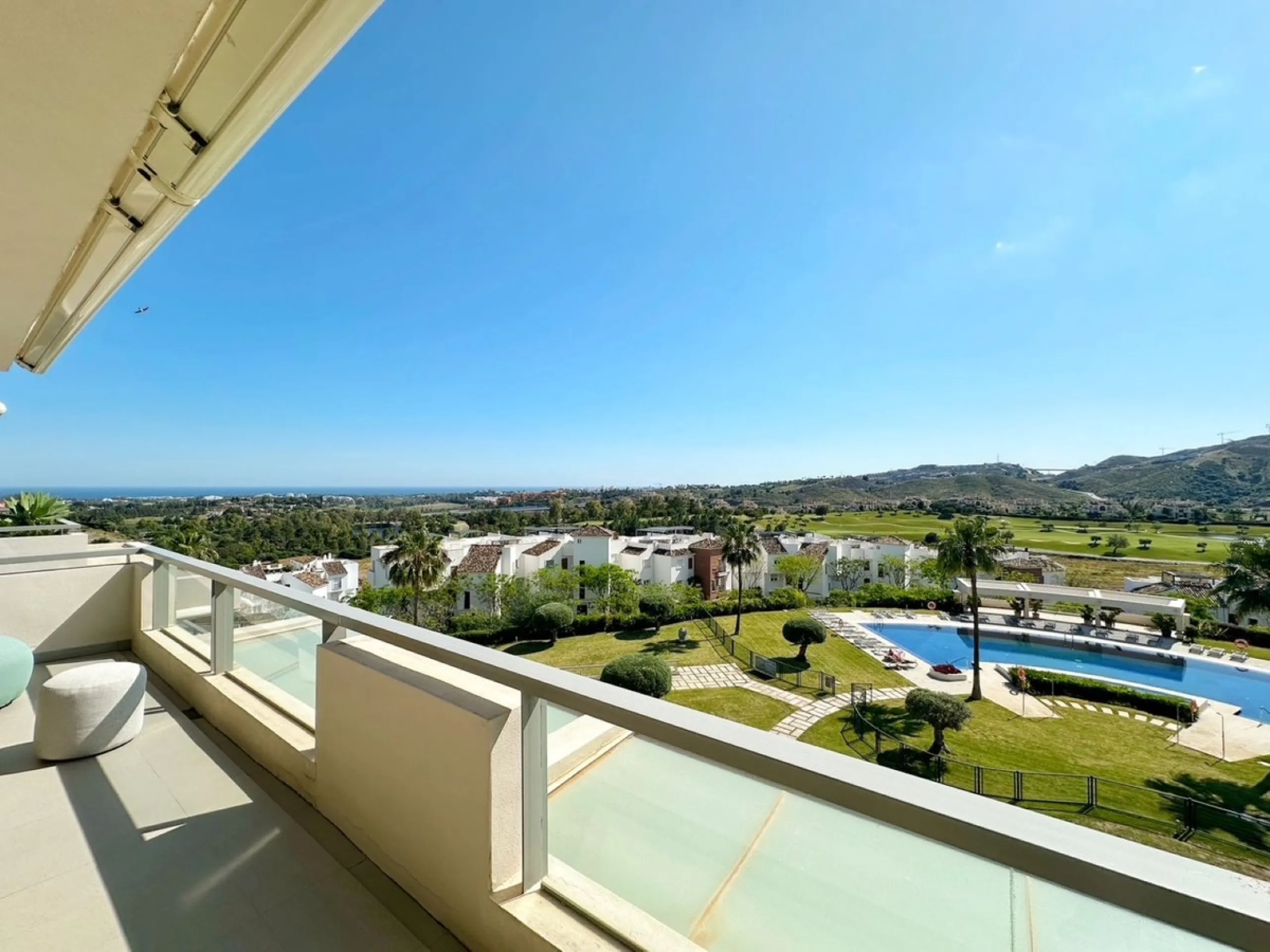 Luxury Duplex Penthouse with Panoramic Sea and Golf Views in Los Arqueros