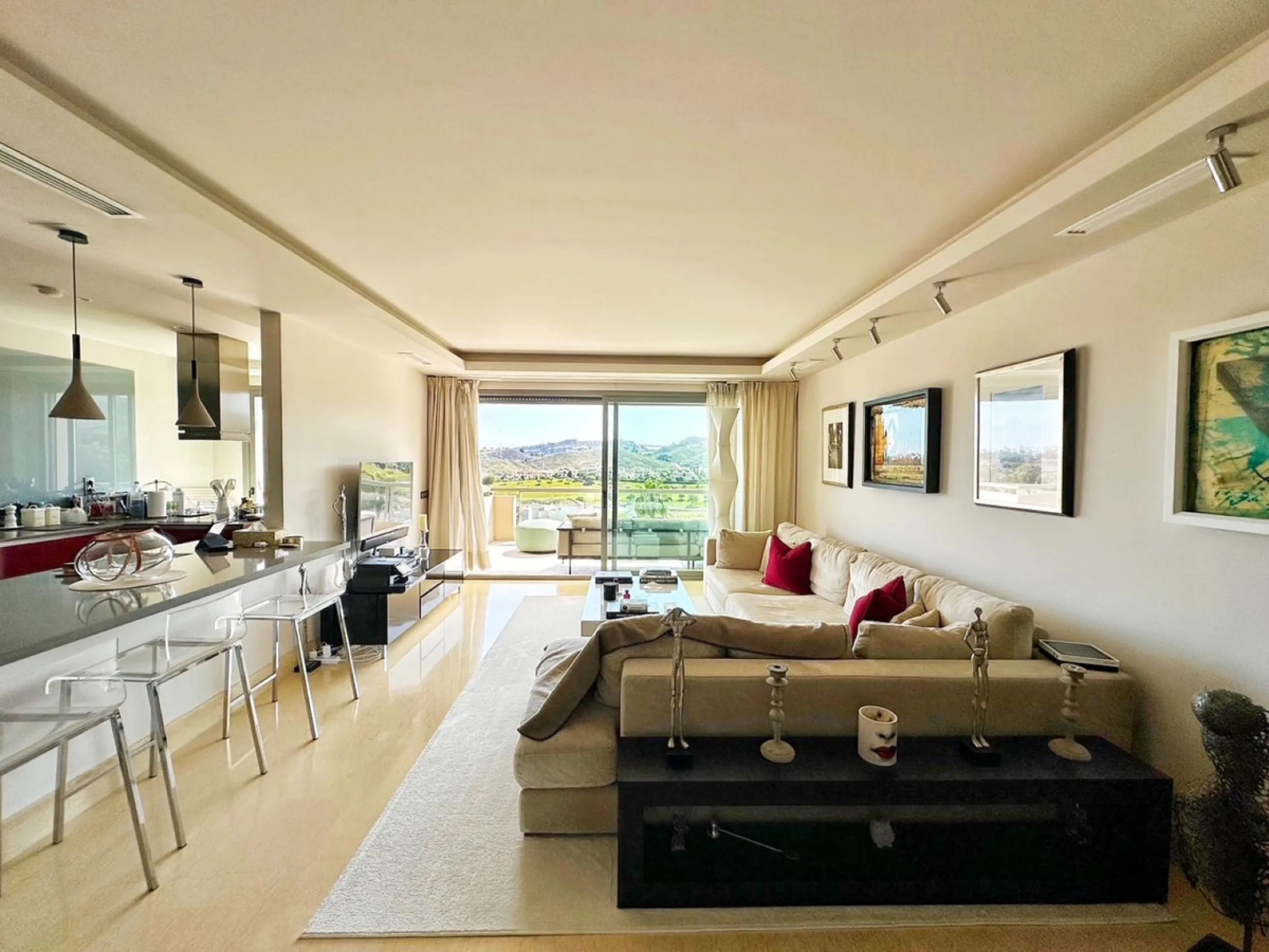 Luxury Duplex Penthouse with Panoramic Sea and Golf Views in Los Arqueros