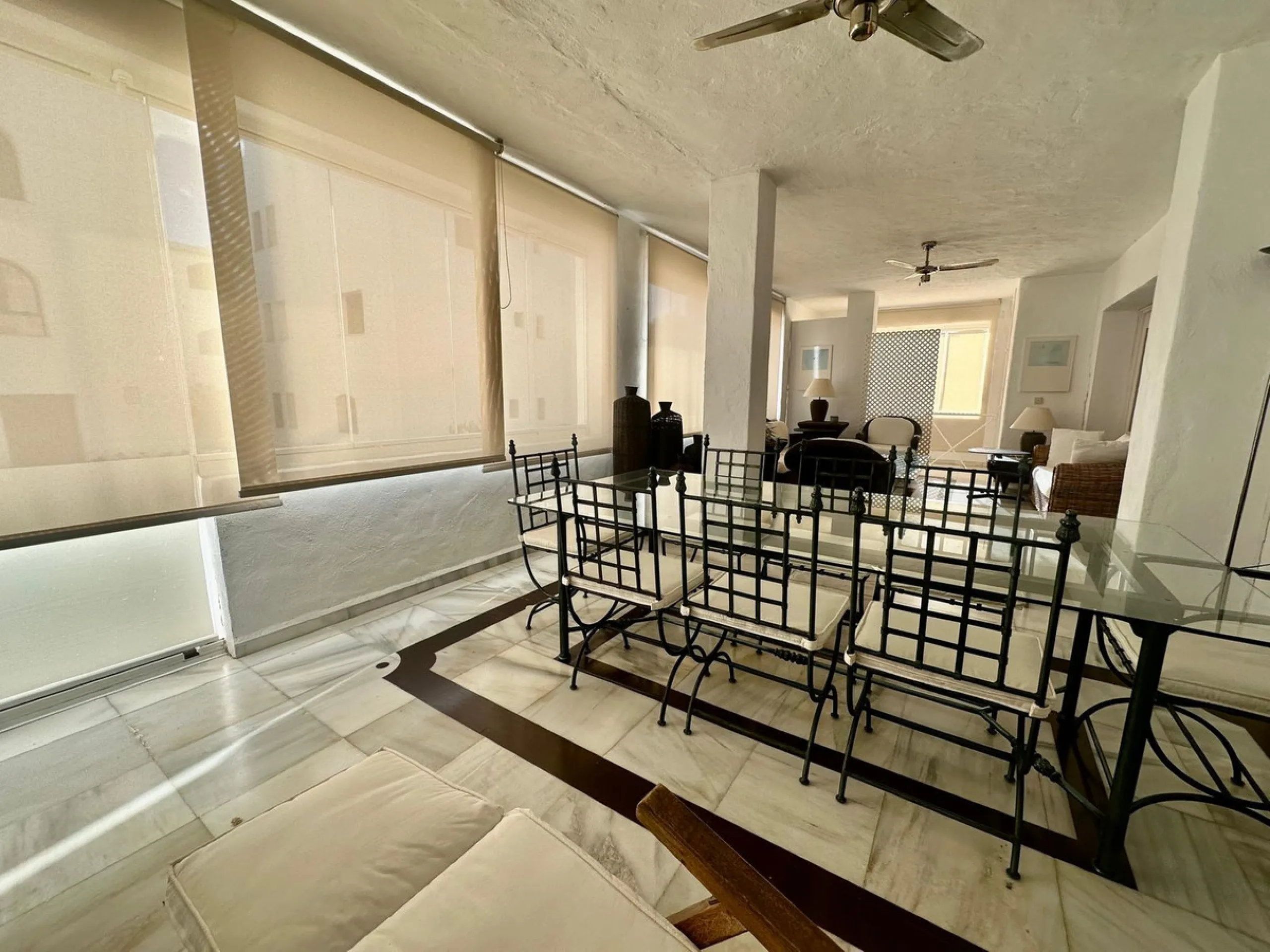 Exclusive Ground Floor Apartment in Playas del Duque, Puerto Banús – Beachfront Location