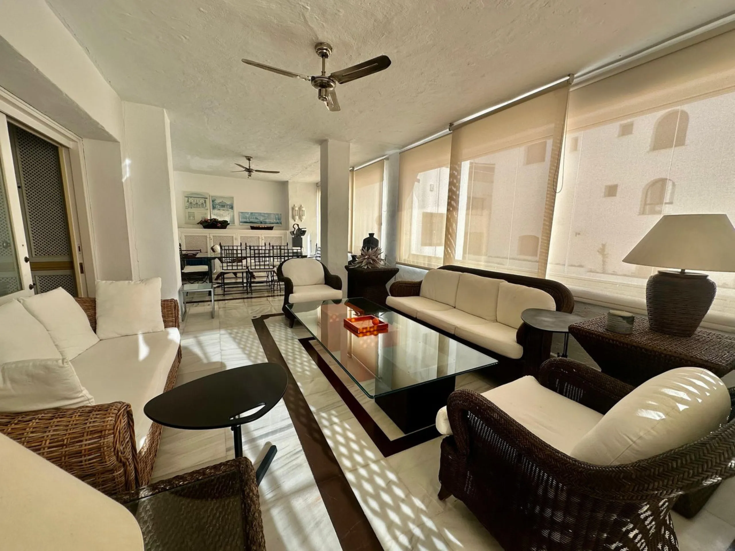 Exclusive Ground Floor Apartment in Playas del Duque, Puerto Banús – Beachfront Location