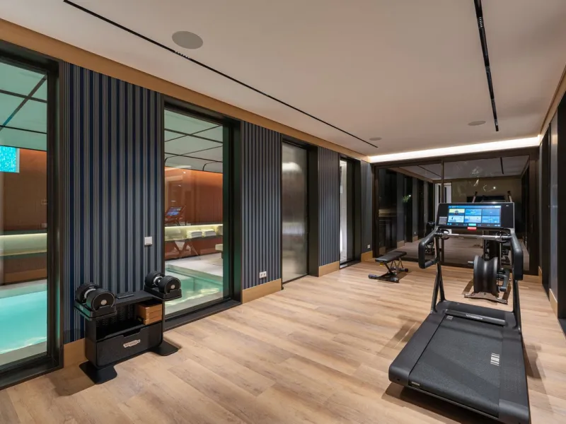 Zeitgenössische Designervilla mit Spa im Marbella Hill Club
