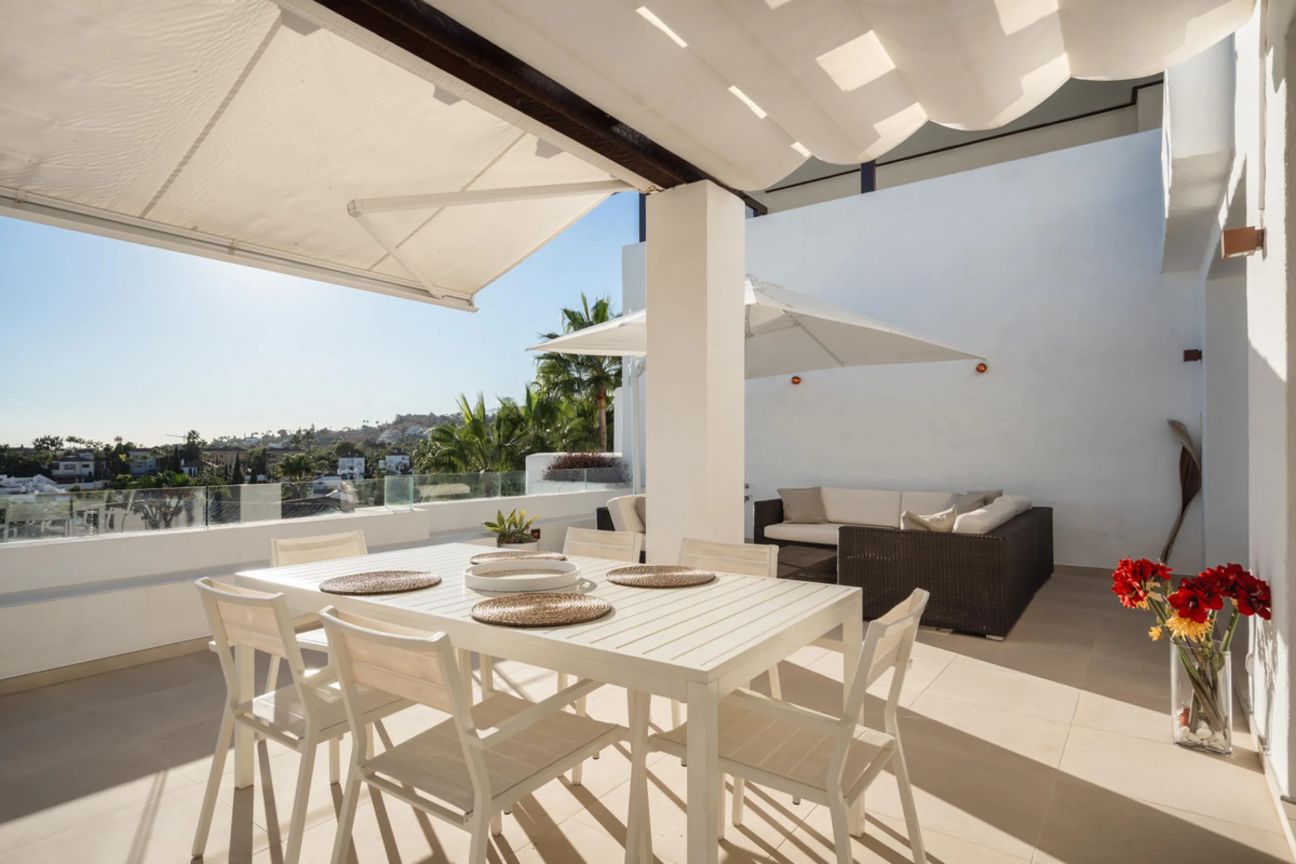 Experience elevated living in this stunning duplex penthouse located in the heart of Aloha, Marbella — one of Nueva Andalucía's most desirable neighborhoods. Spanning 320 m² across two spacious floors, this home blends contemporary elegance with exception