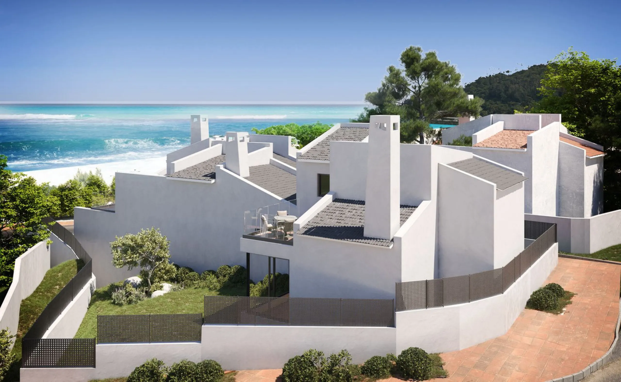 *** Contemporary Townhouse in Bahia Dorada, Estepona *** 3 Bedrooms, 2 Bathrooms and a Guest Toilet *** Spacious Private Terraces and Garden *** Panoramic Views to the Mediterranean Sea *** Fully Fitted Kitchen *** High Quality Built *** Ideal Location: L