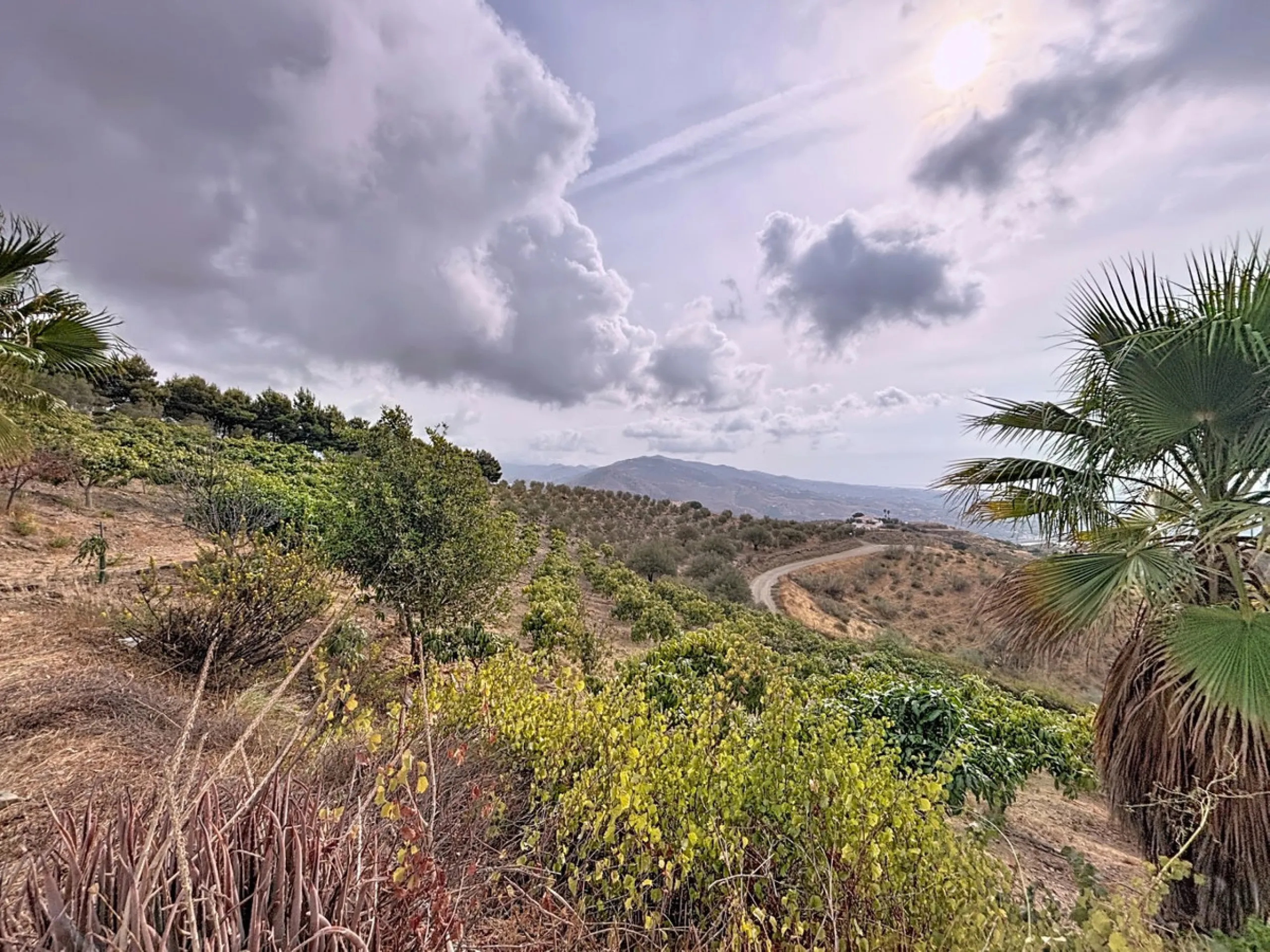 Unique finca in Atalayas Bajas, Vélez-Málaga, with stunning views of the sea and the mountains Spectacular 2-bedroom finca for sale, with a full bathroom with shower, pantry and open plan kitchen open to the living-dining room with fireplace, creating a c