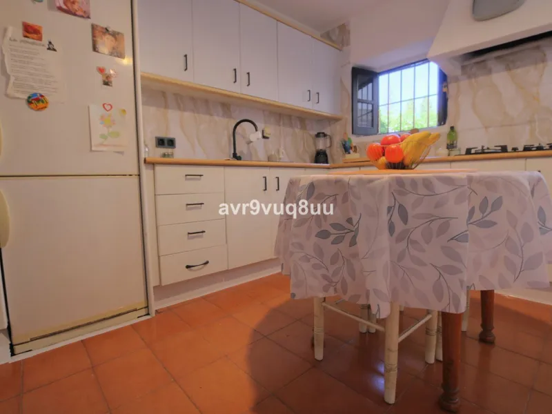 Large family home located in within walking of all the amenities in the area of El Coto.  The ground floor has a large lounge diner, separate fully fitted kitchen, guest toilet, a generous private terrace and upstairs you will find 4 huge bedrooms and a f