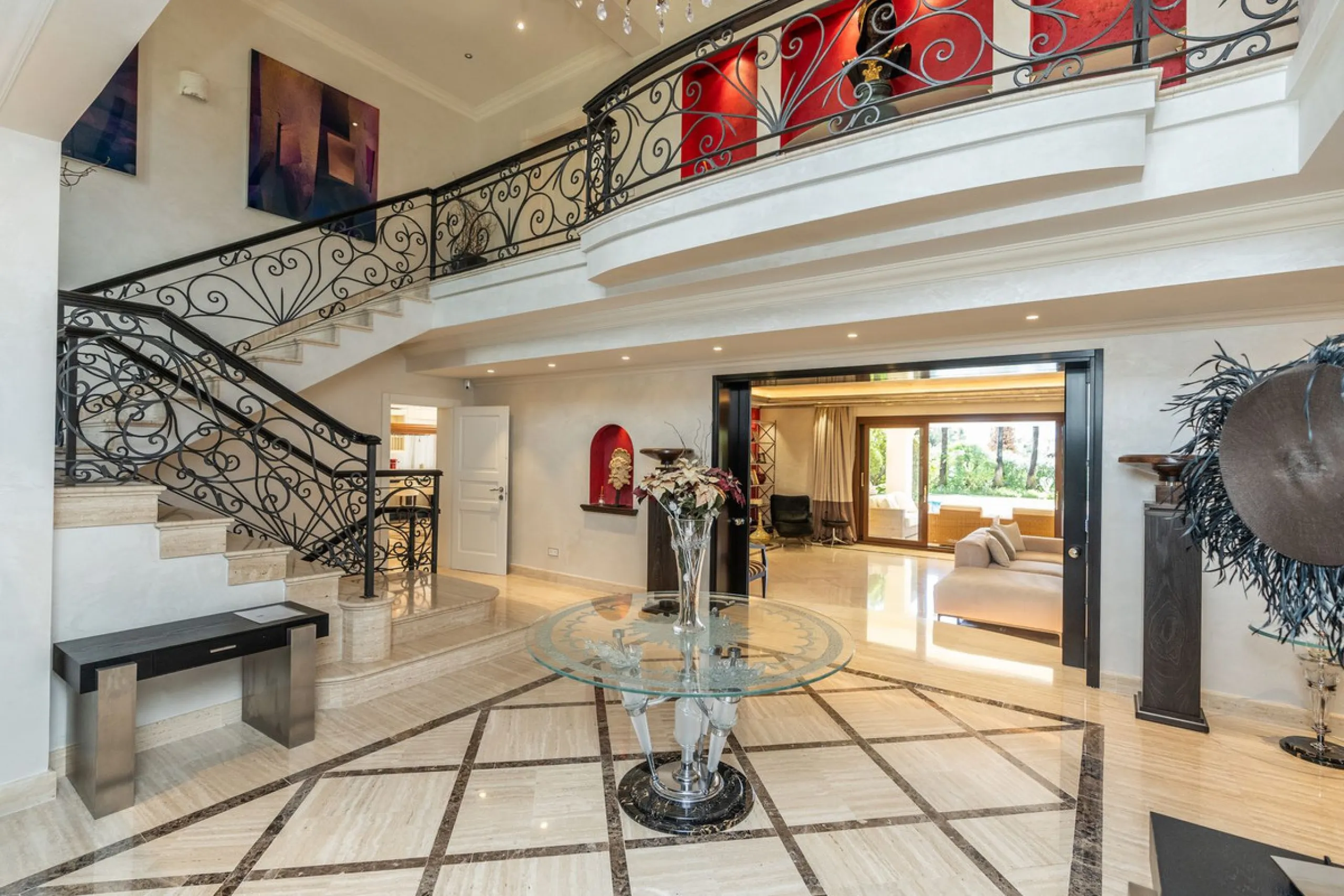 Situated on one of the most prestigious roads in Sierra Blanca, this magnificent villa embodies the essence of Marbella luxury living. Set on an expansive plot of almost 2,000 m², the property enjoys total privacy, lush gardens, and breathtaking sea views