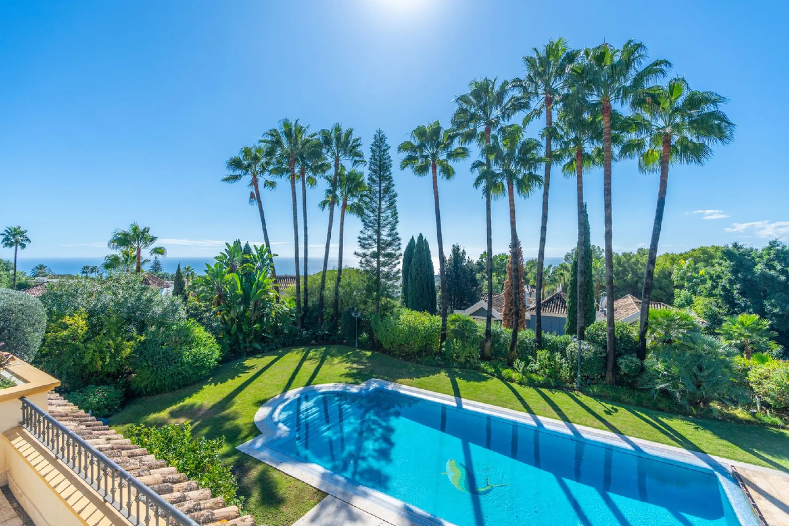 Situated on one of the most prestigious roads in Sierra Blanca, this magnificent villa embodies the essence of Marbella luxury living. Set on an expansive plot of almost 2,000 m², the property enjoys total privacy, lush gardens, and breathtaking sea views
