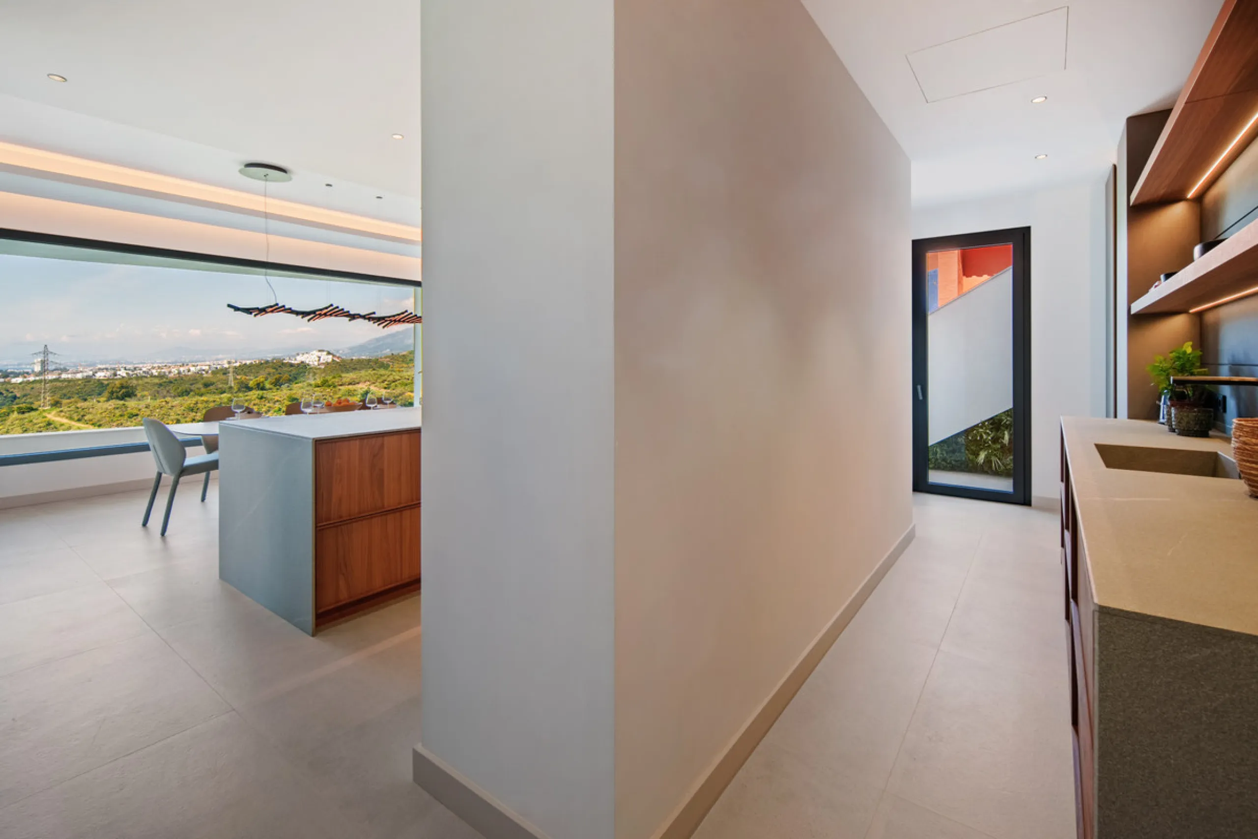 Set on a south-facing plot of over 1,000 m², this newly built villa delivers sweeping views of the Mediterranean Sea and surrounding mountains. Developed by Sands Villas and designed by Gonzalez Jacobson, the property combines sharp modern architecture wi
