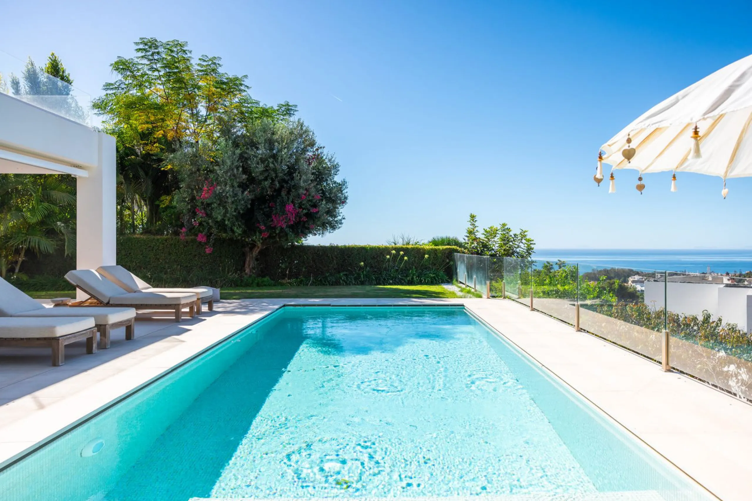 Stunning Contemporary Villa with Sea & Mountain Views