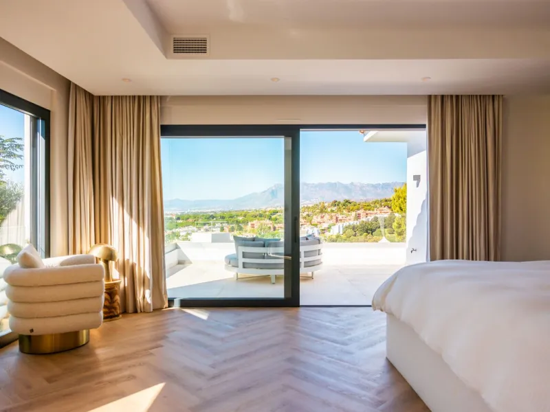 Stunning Contemporary Villa with Sea & Mountain Views