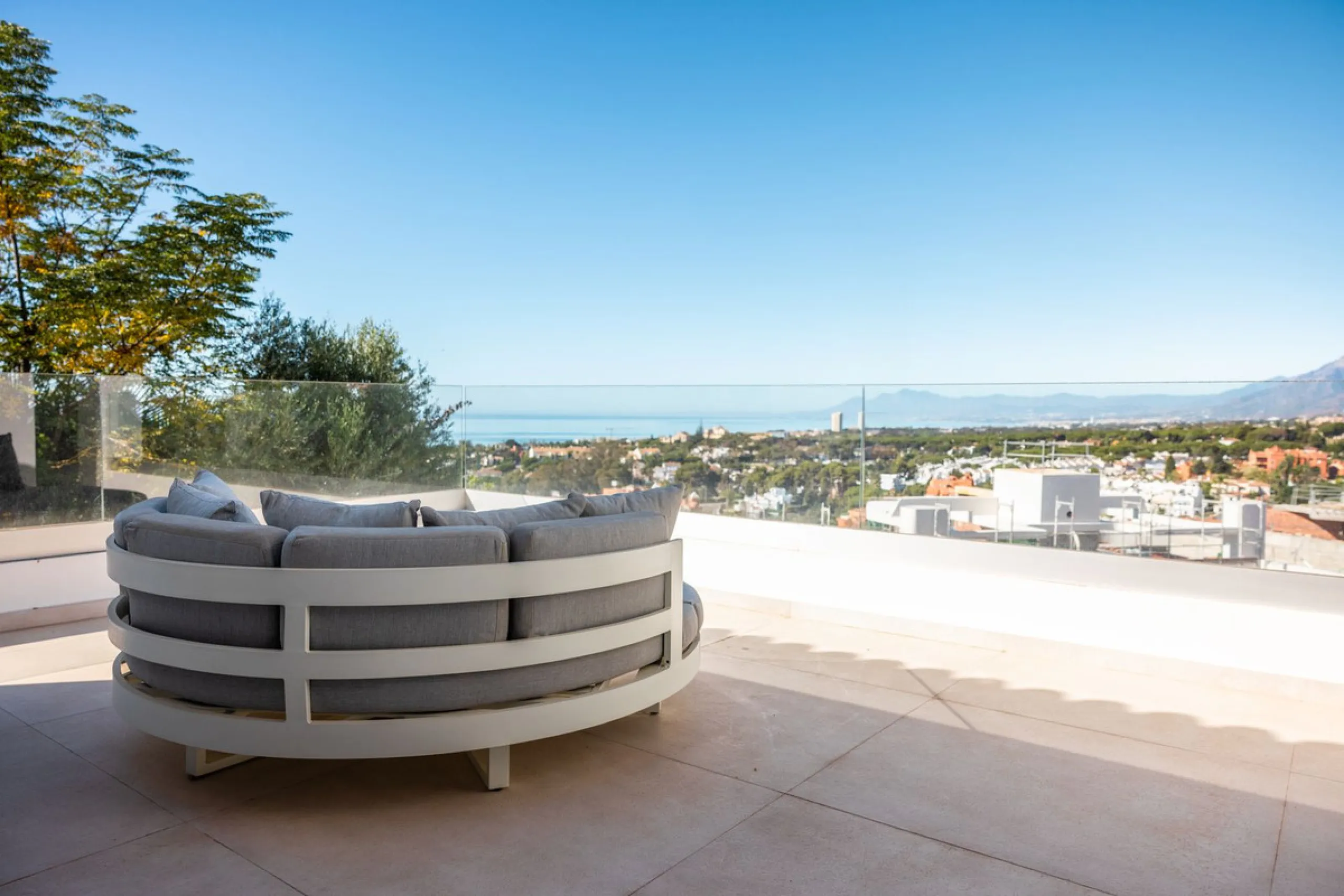 Stunning Contemporary Villa with Sea & Mountain Views
