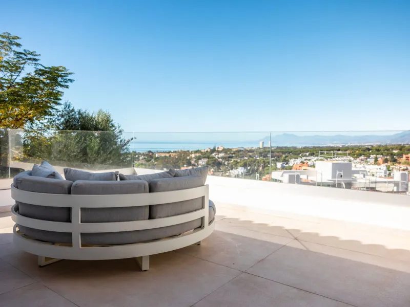 Stunning Contemporary Villa with Sea & Mountain Views
