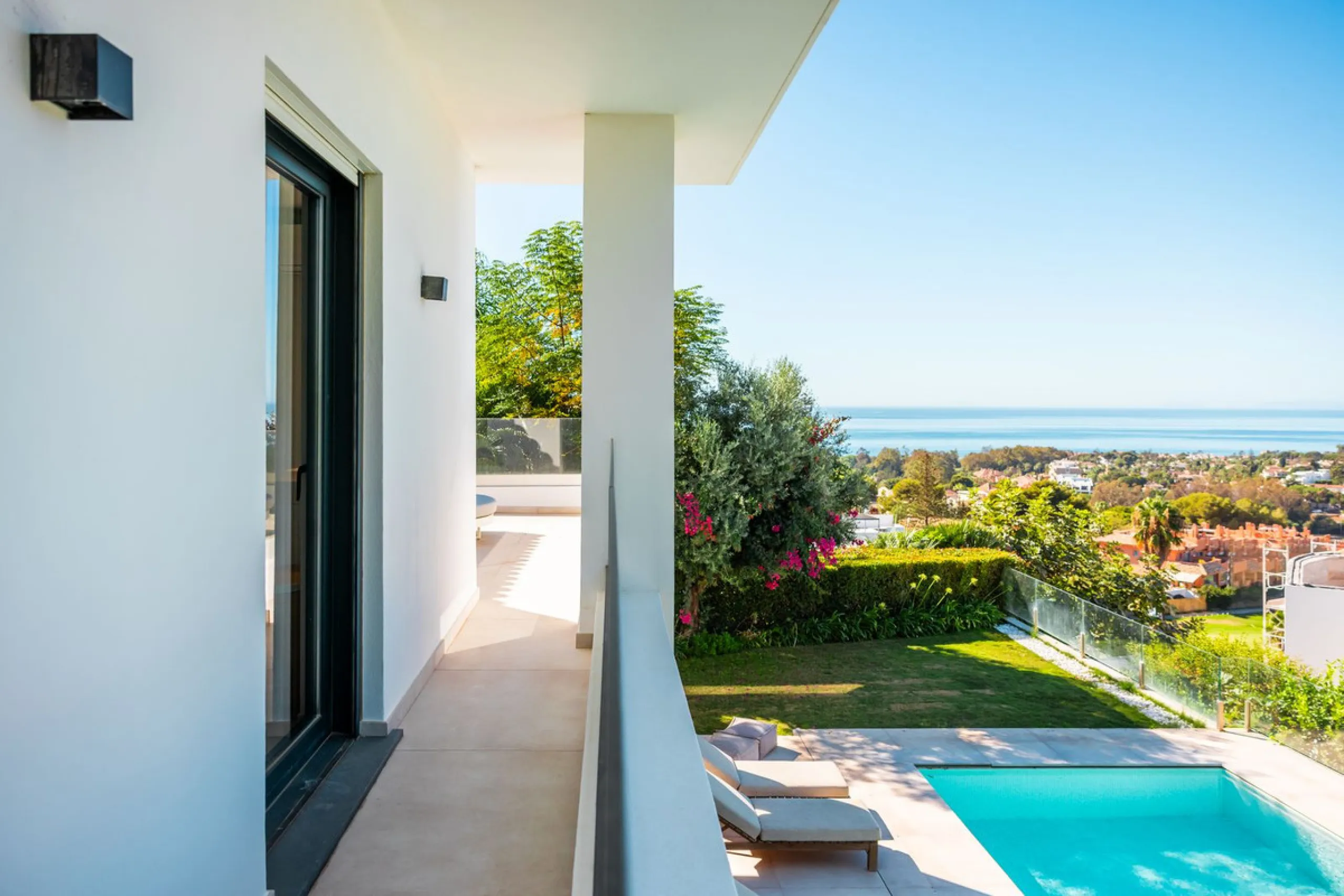 Stunning Contemporary Villa with Sea & Mountain Views