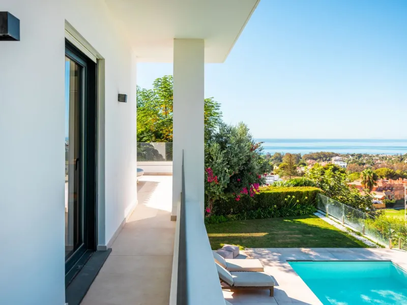 Stunning Contemporary Villa with Sea & Mountain Views