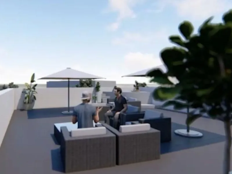 Land in Playa Bella in Cancelada, Playa road, intended for building apartments and a commercial area.