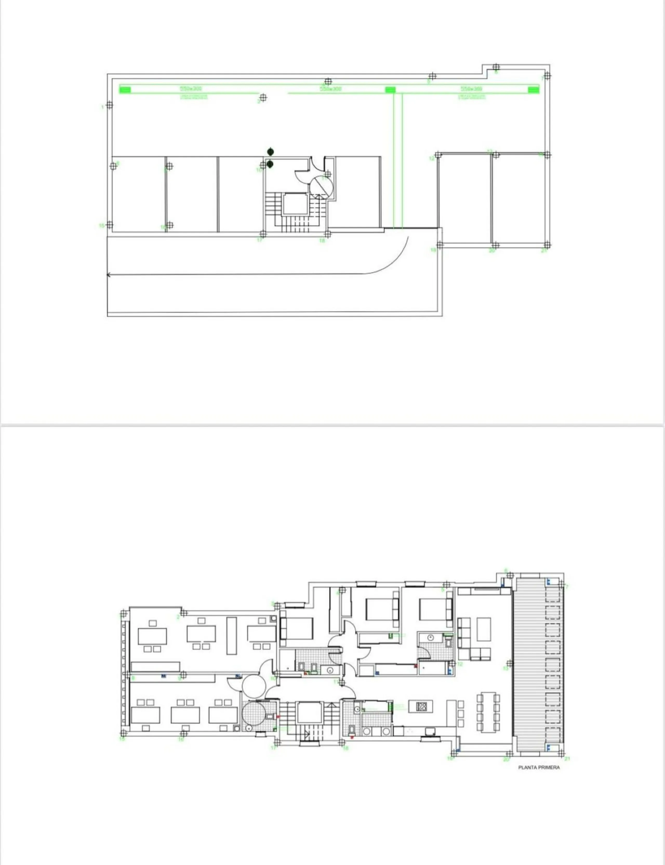 Land in Playa Bella in Cancelada, Playa road, intended for building apartments and a commercial area.