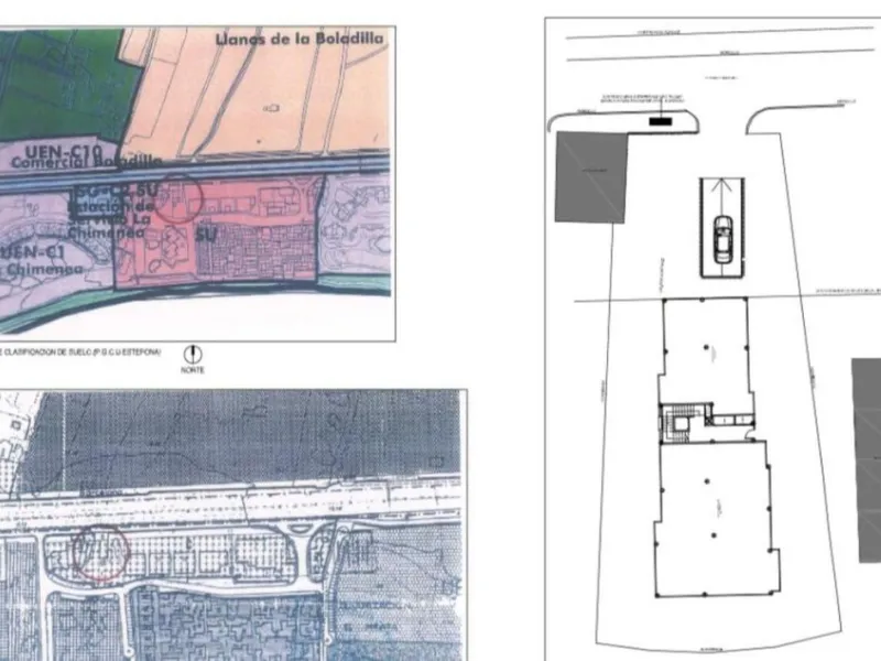 Land in Playa Bella in Cancelada, Playa road, intended for building apartments and a commercial area.
