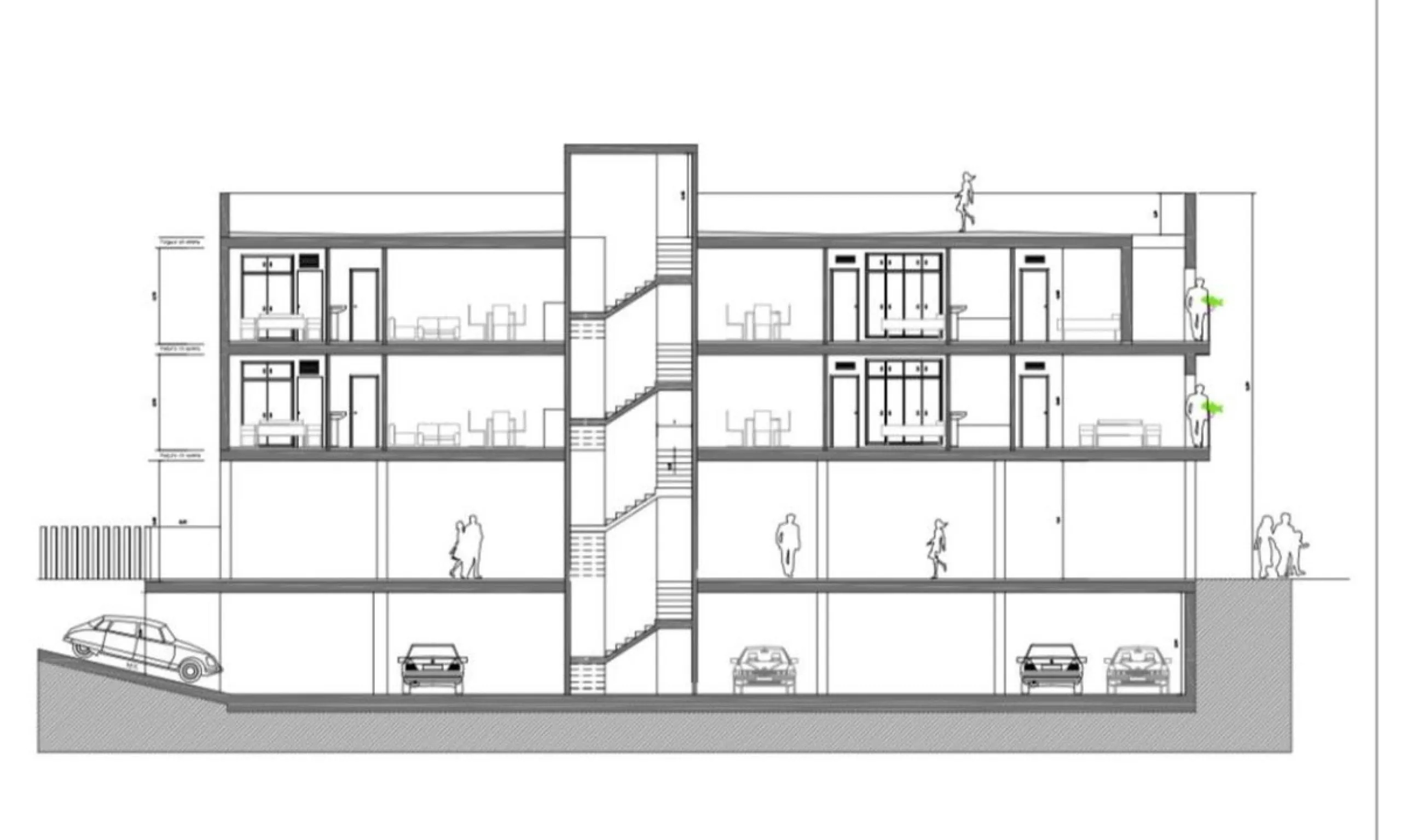 Land in Playa Bella in Cancelada, Playa road, intended for building apartments and a commercial area.