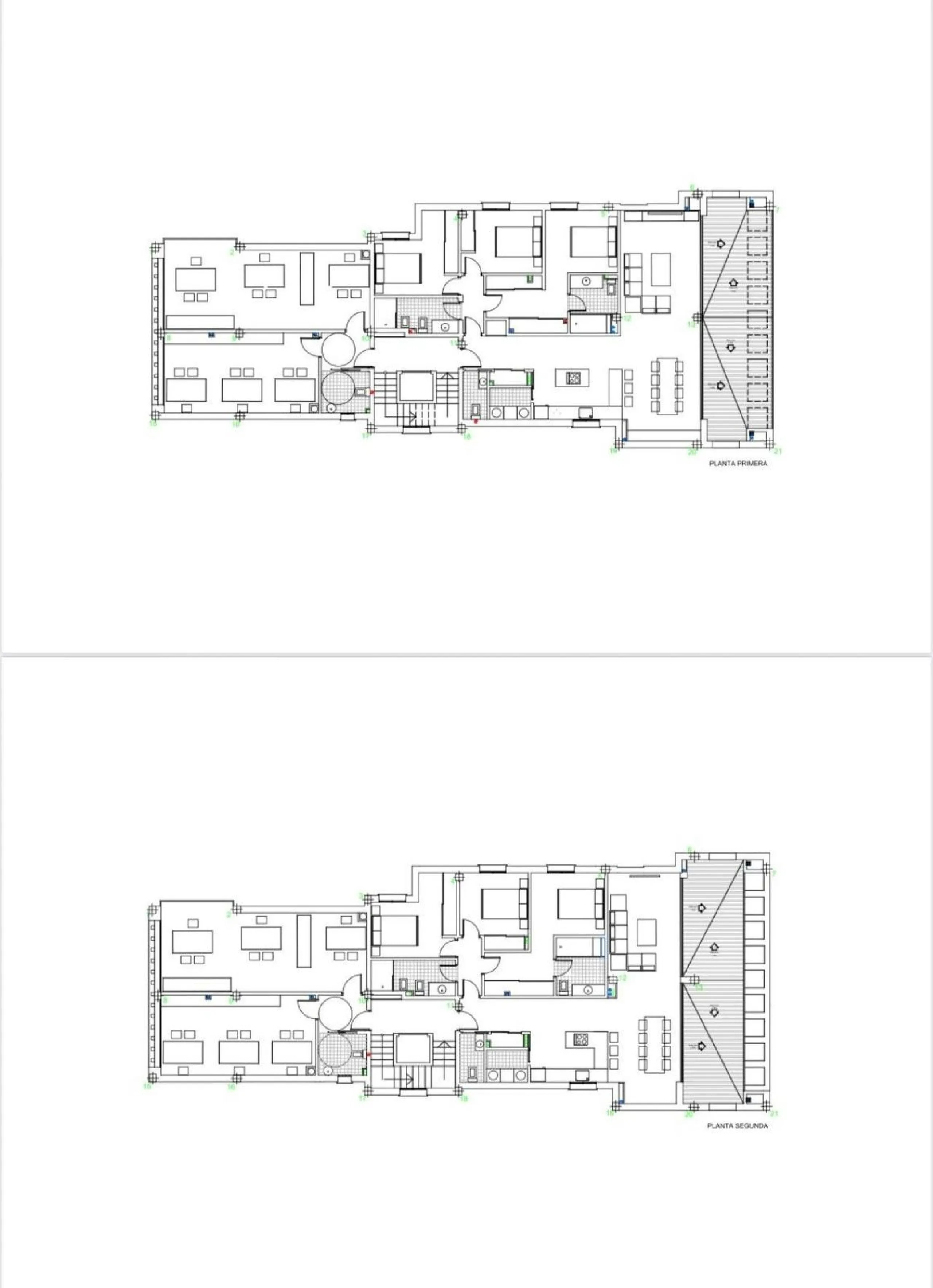 Land in Playa Bella in Cancelada, Playa road, intended for building apartments and a commercial area.