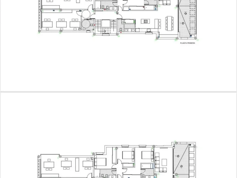 Land in Playa Bella in Cancelada, Playa road, intended for building apartments and a commercial area.