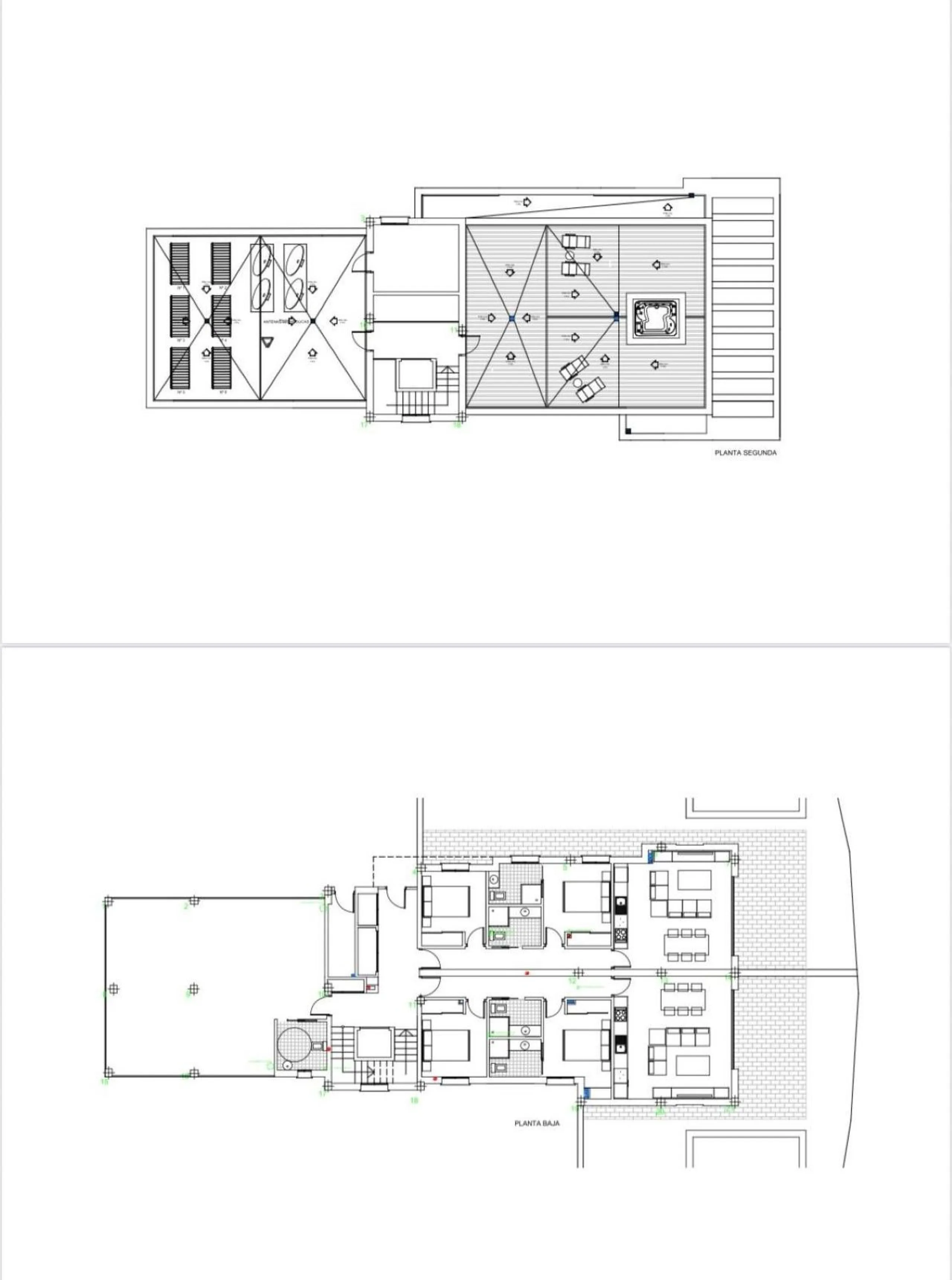 Land in Playa Bella in Cancelada, Playa road, intended for building apartments and a commercial area.