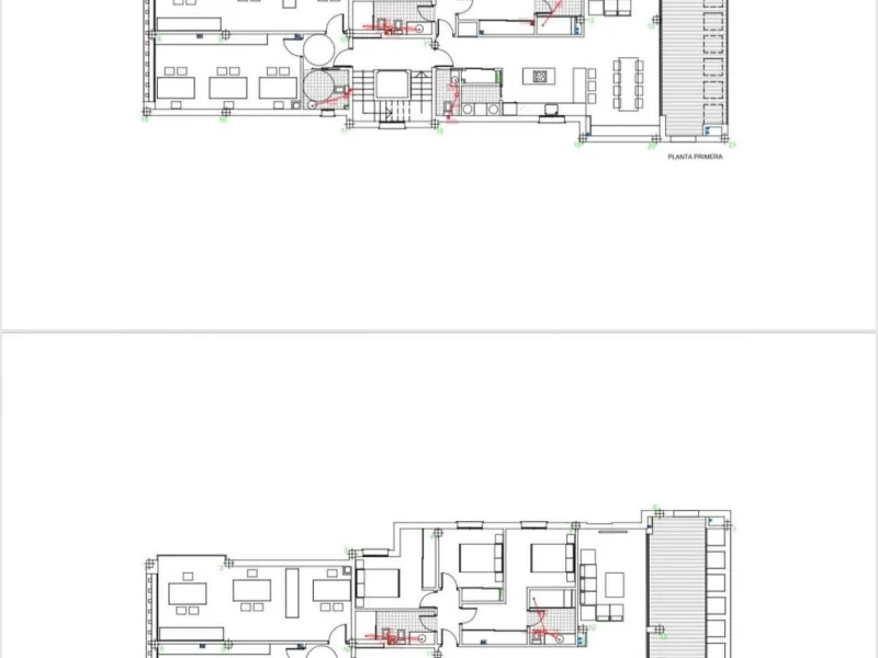 Land in Playa Bella in Cancelada, Playa road, intended for building apartments and a commercial area.